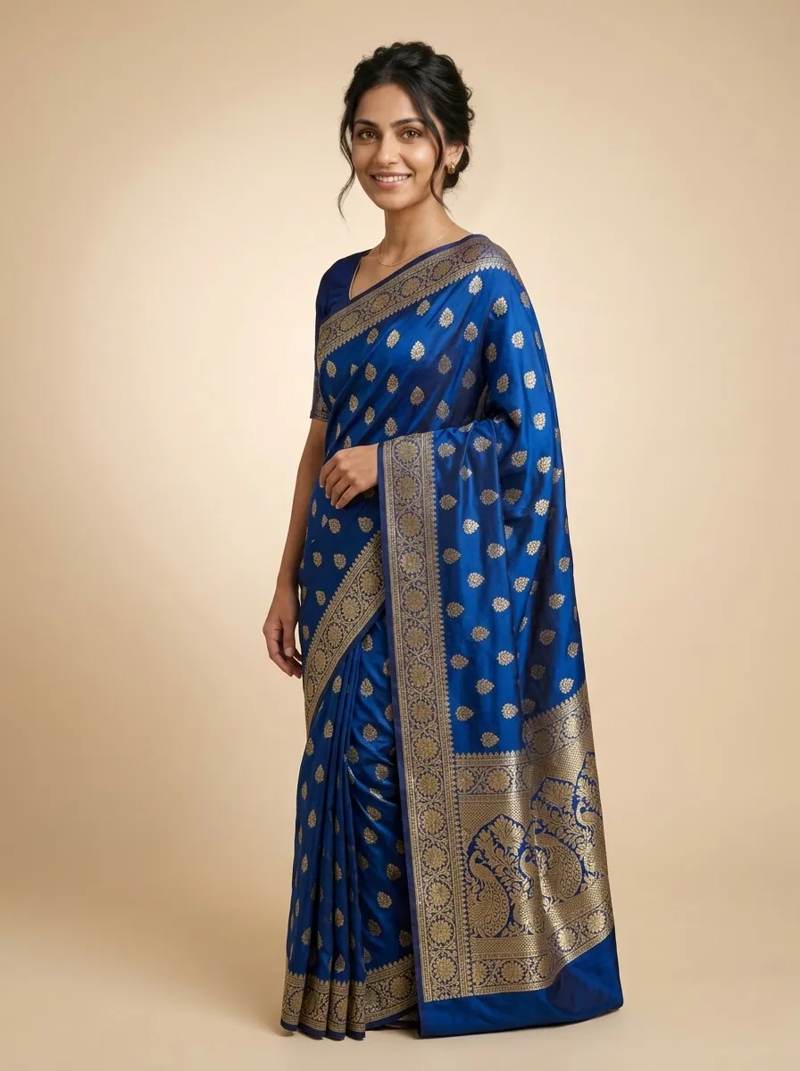 AI Virtual Try-On - Banarasi Saree on Model